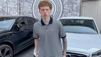 Jeremy de León, este jueves en el Rico Pérez.