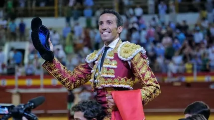 David de Miranda, a hombros este jueves en Almería