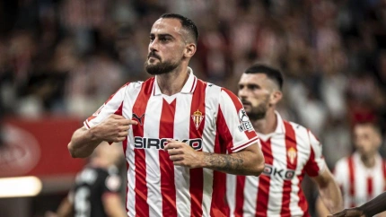 Lucas Perrin se estrenó como goleador con el Sporting