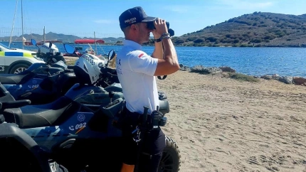 Vigilancia junto a la Isla del Ciervo