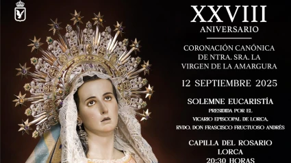 Cartel del Aniversario de la Coronación de Virgen de la Amargura
