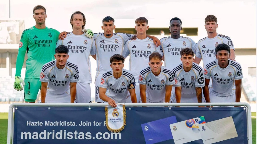 Once del Castilla en la primera jornada de la Primera RFEF ante el Lugo.