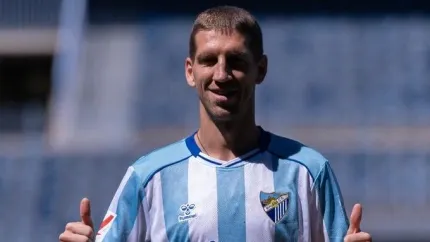 Brasanac en su presentación como malaguista