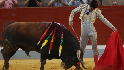 Natural de Tomás Bastos al sexto novillo del Conde de Mayalde