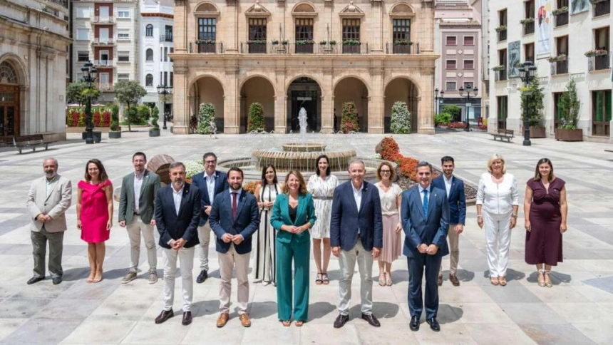 Equipo de Gobierno del Ayuntamiento de Castellón de la Plana presidido por Begoña Carrasco