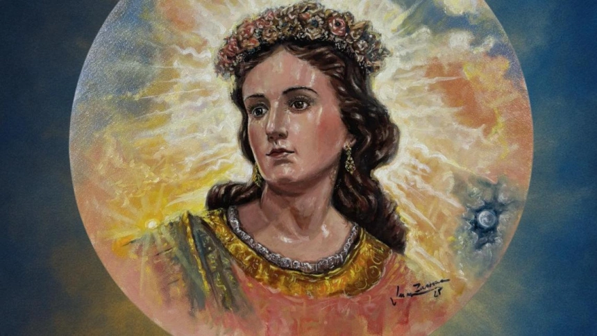 Cartel de la Festividad de la Virgen de la Aurora de Lorca