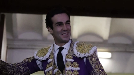 Tomás Rufo, en su salida a hombros este domingo en Guadalajara