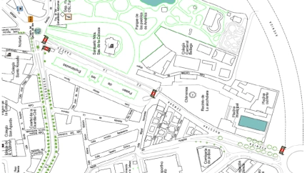 La Avenida Nuestra Sra. de la Cabeza de Motril se corta al tráfico por las obras de las Explanadas