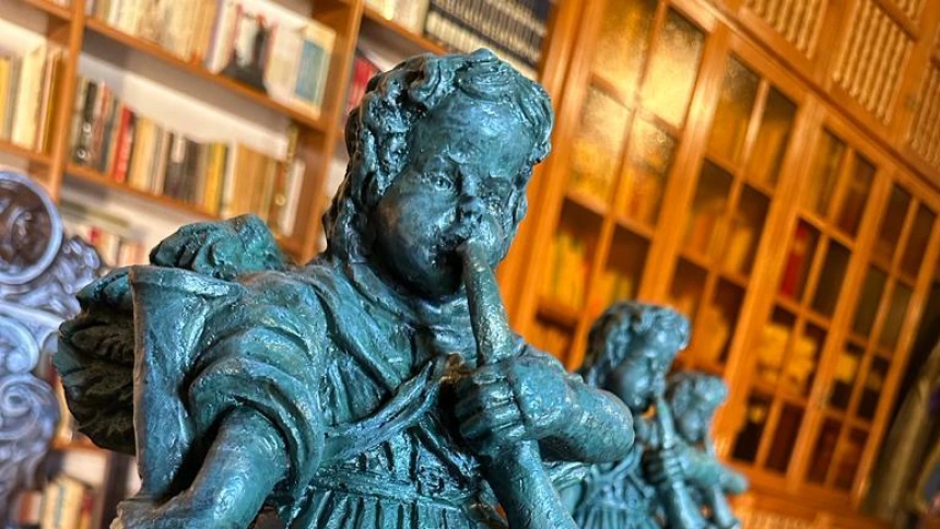 Estatuilla del ángel de la Fama, que se entrega a los ganadores de los premios Fundación Casco Histórico