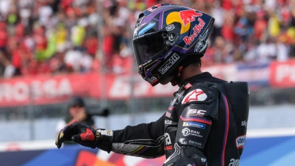 Jorge Martín se cayó en el sprint en Motegi y se rompió la clavícula.