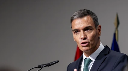 El presidente del Gobierno, Pedro Sánchez