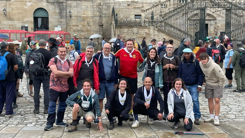Personas privadas de libertad peregrinan por el Camino de Santiago
