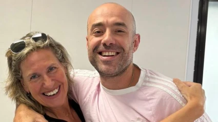 Fernando Martín con Cristina López Schlichting