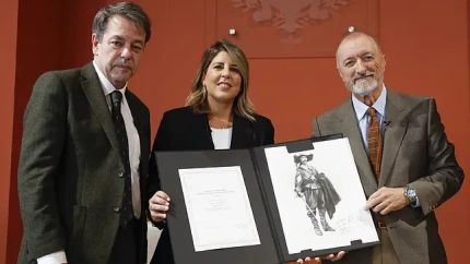 Presentación escultura Capitán Alatriste