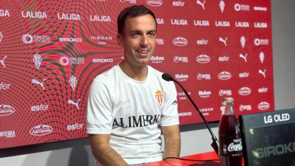 Borja Jiménez en sala de prensa