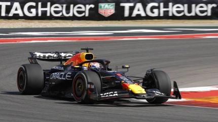 Max Verstappen durante los entrenamientos libres en el Circuito de las Américas