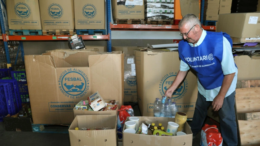 Tomás Pérez, vocal del Banco de Alimentos en Valladolid, ha contado en COPE que la ONG ayuda en la ciudad y provincia a 8.000 personas