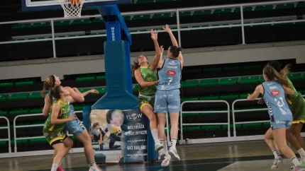 Imagen del duelo entre Cáceres y Celta en la LF Challenge