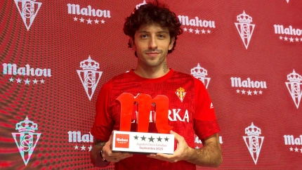 Gelabert, mejor jugador del Sporting en septiembre