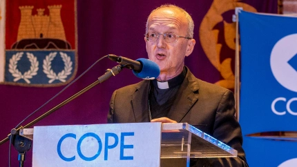 Don Julián Ruiz Martorell, obispo de Sigüenza-Guadalajara en XII Premios de COPE Guadalajara