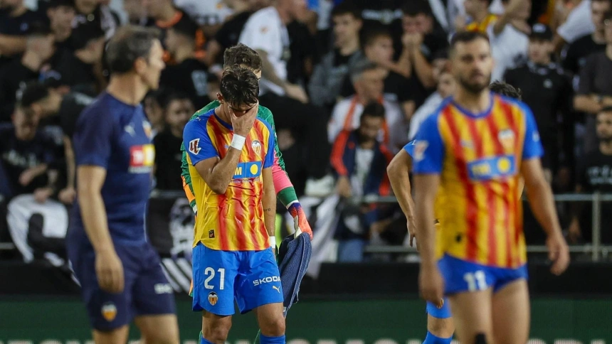 El Valencia no levanta cabeza y se hunde en la tabla