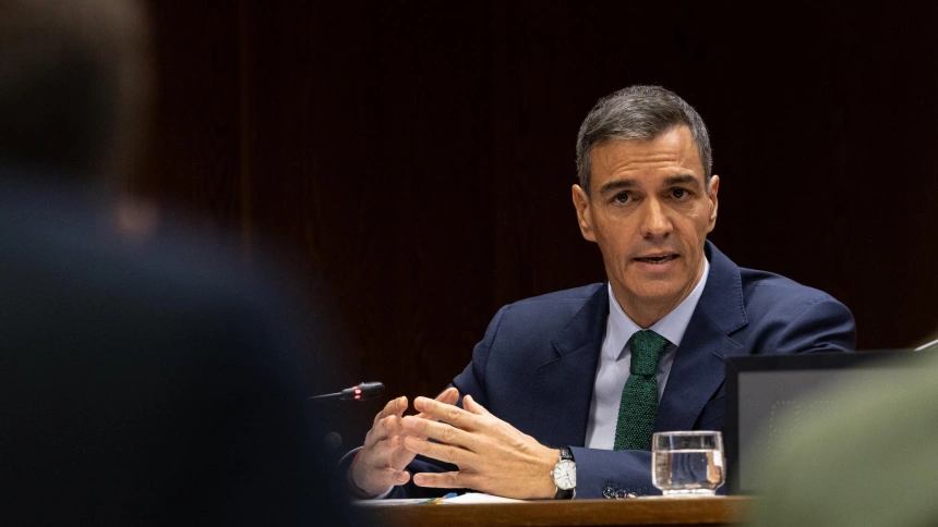 El presidente del Gobierno, Pedro Sánchez, comparece en la Comisión de Investigación sobre el 'caso Koldo', en el Senado