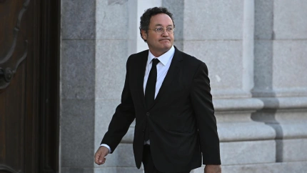 El fiscal general del Estado, Álvaro García Ortiz, llega al Tribunal Supremo