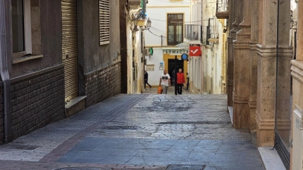 Vista de la calle Cubo, junto a la plaza Arcoíris, donde según el PSOE se han producido las reyertas