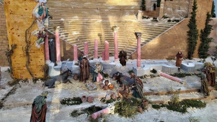 Belén monumental en la Plaza San Francisco