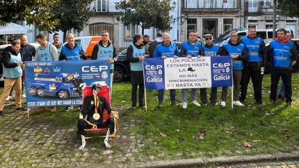 Protesta del CEP en Santiago