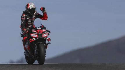 Marco Bezzecchi conquistó en Portimao la segunda victoria del año.