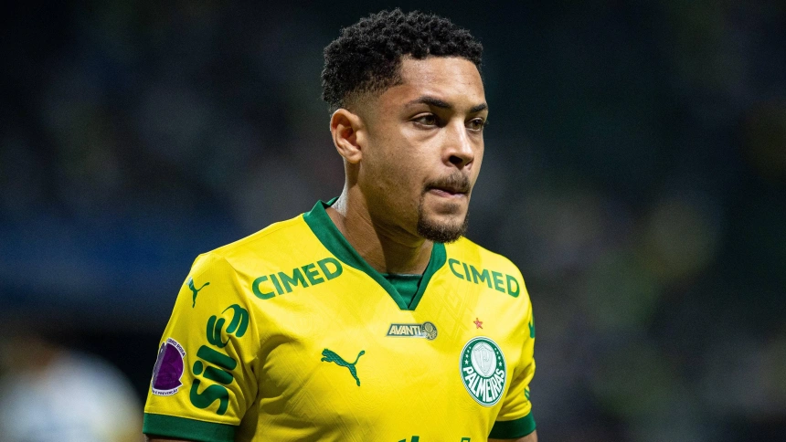 Vitor Roque, jugador del Palmeiras