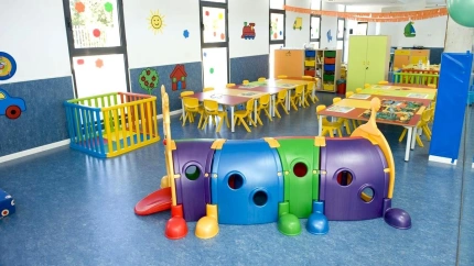 Vista interior de una guardería de Cartagena