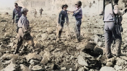 Manila en 1945, tras el asedio a la ciudad