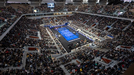 Philippe Chatrier durante el Major de Paris