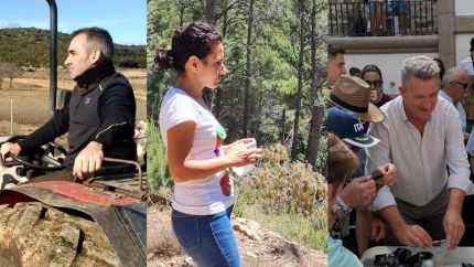 Miguel Barrachina, Elena Albalat y Vicente Martínez Mus, consellers de la Generalitat Valenciana