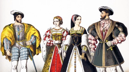Las figuras representadas aquí son miembros de la realeza francesa entre 1500 y 1550. Son, de izquierda a derecha: Caja superior: Francisco I (fallecido en 1547), Leonor de Austria, Reina Claudia (fallecida en 1524); Francisco I (1547).