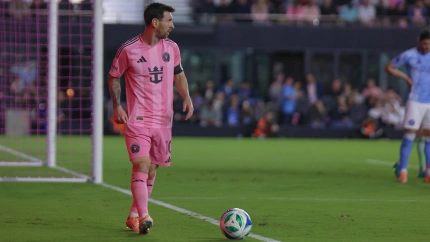 Leo Messi jugando con el Inter de Miami