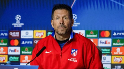 Simeone en rueda de prensa previa al partido contra el PSV Eindovhen