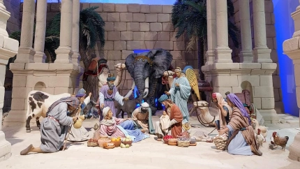 El espectacular belén del Corte Inglés