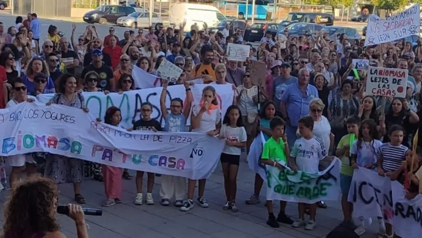 Protesta vecinos León Sur