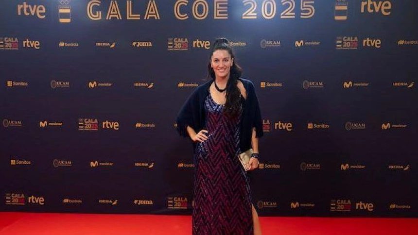 Andrea Fuentes en la Gala 2025 del COE