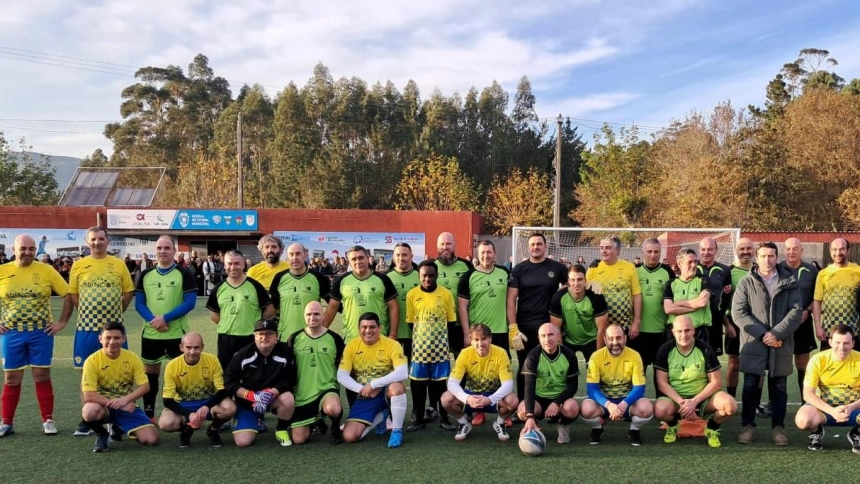 partido curas vs guardia civil de 2024 en Boiro