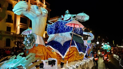 Cabalgata de los Reyes Magos en Santander en 2025