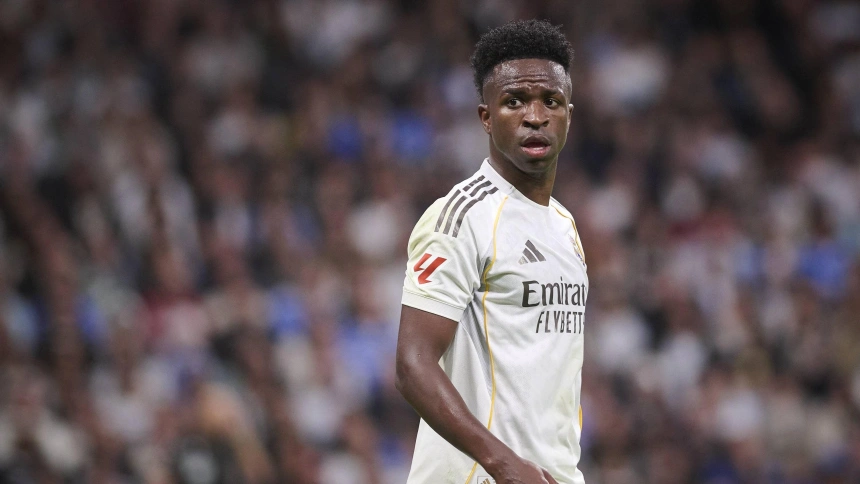 Vinicius, durante el partido ante el Betis