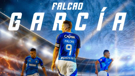 Radamel Falcao firma con Millonarios