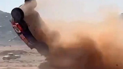 Accidente de Jesús Calleja en el Dakar