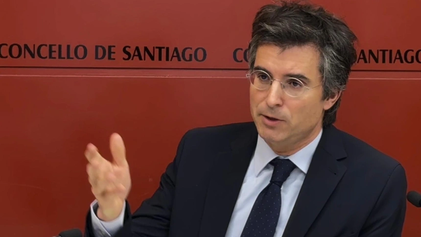 Borja Verea, portavoz del PP en Santiago