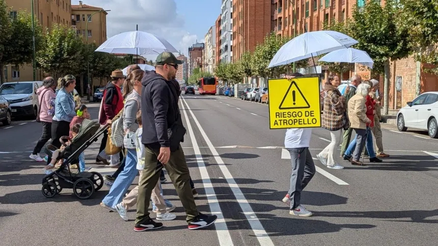 Estos son los 21 pasos de peatones que Andando Burgos ha solicitado en el centro y este de la ciudad para "devolver las calles a los peatones"