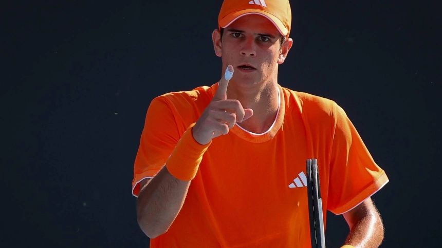 El joven tenista español se despidió en segunda ronda en su primera experiencia en un Grand Slam.